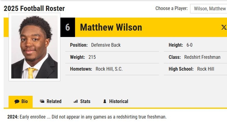 Based on who's available, App State's back-up QB in the Birmingham Bowl is Matthew Wilson, who spent the season as a DB on the scout team.