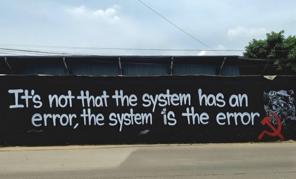 “Sistem hata vermiyor, sistemin kendisi hata.”