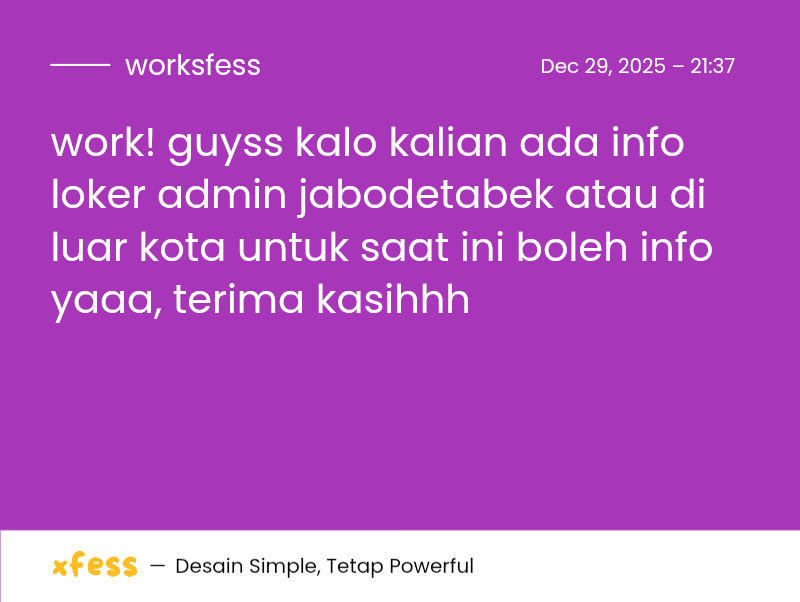 WORK tweet media