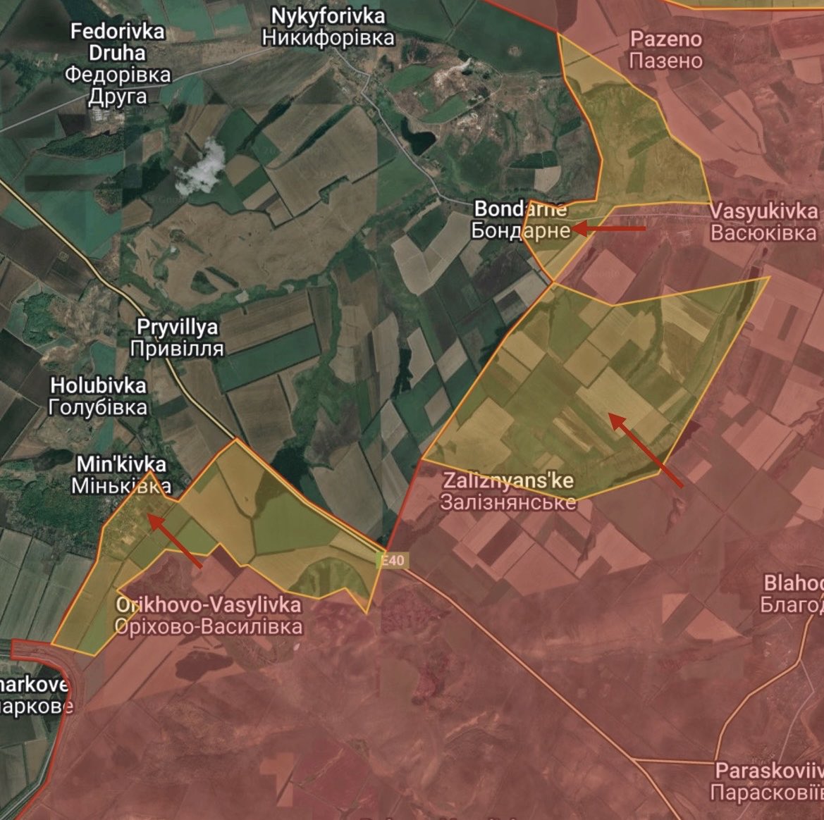 CKMapss's tweet image. 🇷🇺🇺🇦Ukraine war update
- Siversk front
- +9.33 sq miles to Russia
- Russian forces have made significant advances for a part of the front that has been static for years, advancing into Minkivka, closing the pocket north of Zaliznyanske and advancing into Bondarne