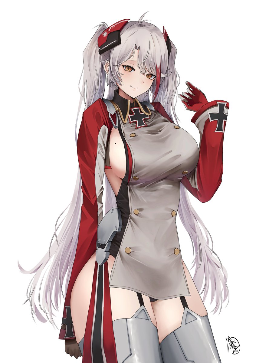 oekaki_no_aitu's tweet image. #アズールレーン 
#プリンツオイゲン