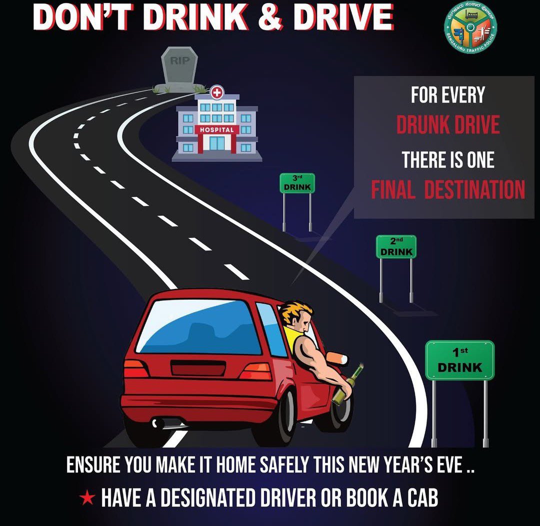 motordave2's tweet photo. #StopDrinkAndDrive 🚨⚠️ 

Back to back incidents with “Drink Drive + Overspeeding” in India. Indian Riders & Drivers need to focus on #RoadSafety to help #ReduceRoadRisks

Use Cab to & fro…#DrinkResponsibly⚠️

Awareness Poster as shared by @DCPTrEastBCP Sir,
showcasing exactly what happens in real time when people mix Drink + Drive. 

@DriveSmart_IN @dabir @RCBengaluru @anil_lulla @ChristinMP_ @InfraEye @sumanthchandar 
 (Check 2 recent Incidents for better awareness: Thread 1/2 & 1/3👇)