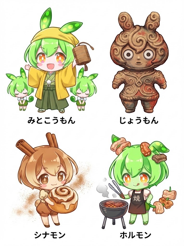 ずんだもん亜種をAIに作らせていた。 特に利用方法は考えていない。