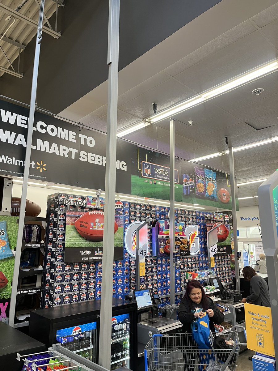 My Walmart Super Bowl Display 👊🏼👏🏼💪🏼