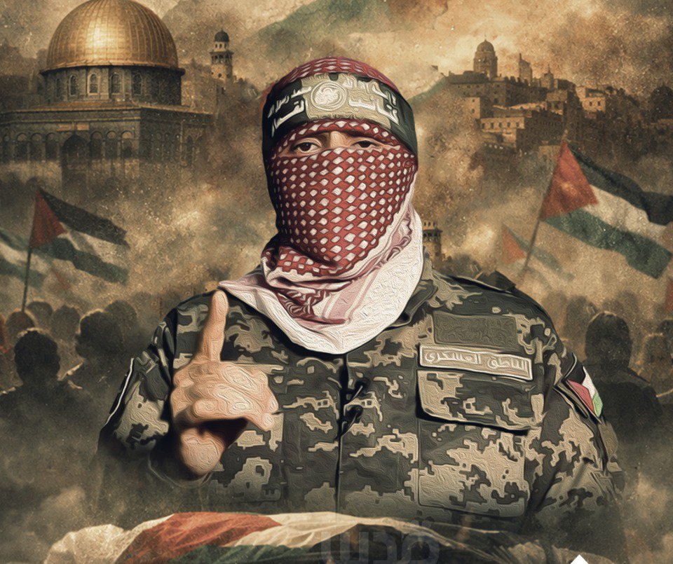 Ebu Ubeyde…
Korkunun içinden cesareti, yıkıntıların içinden kararlılığı yükseltti.
Sadece İslam dünyasına değil kalbi atan tüm insanlığa seslendi.
Adanmışlığına, kararlılığına ve diriliş çağrılarına tüm dünya şahid oldu!

Şerefli Filistin İslami Direniş Hareketi Hamas;