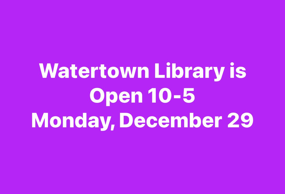 WtnLibraryCT's tweet image. 