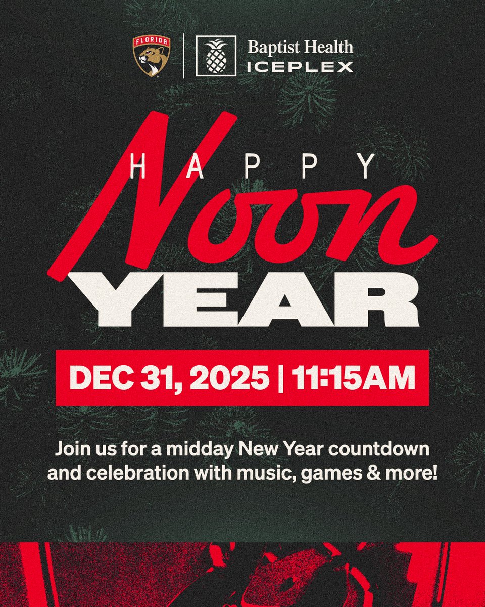 BHIcePlex's tweet image. Skate into 2026 at the IcePlex! This midday celebration is the perfect way to ring in the new year with your kids! Games, giveaways, and a countdown at noon! ❄️🎆

ftlwarmemorial.com/events/detail/…