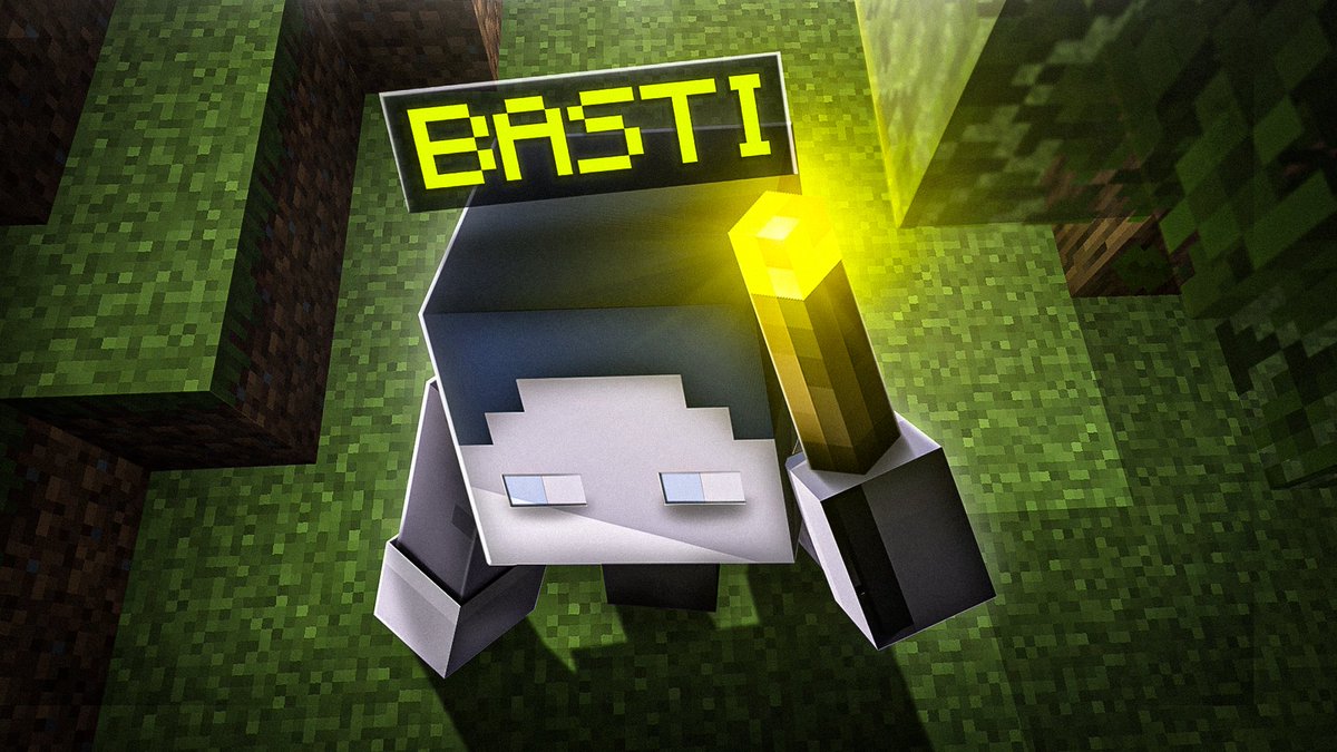 Made my first Minecraft #thumbnail in Blender!👀