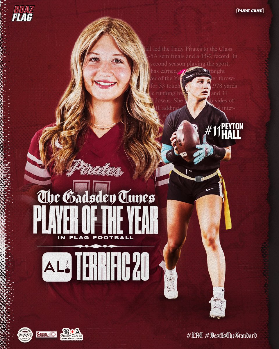 Boaz Pirate Flag Football tweet media