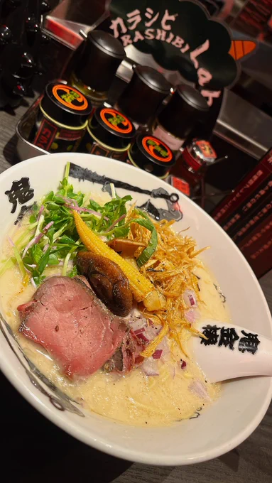 Labの方に初めて行ったけど、こっちのが好きかもしれない… 卓上の食べるカラシビ味噌が良かった