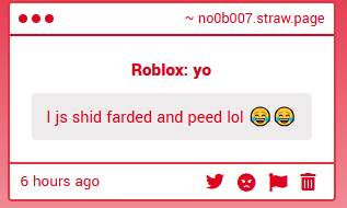 ARCHIVED Robloxiantwt Confession Page tweet media