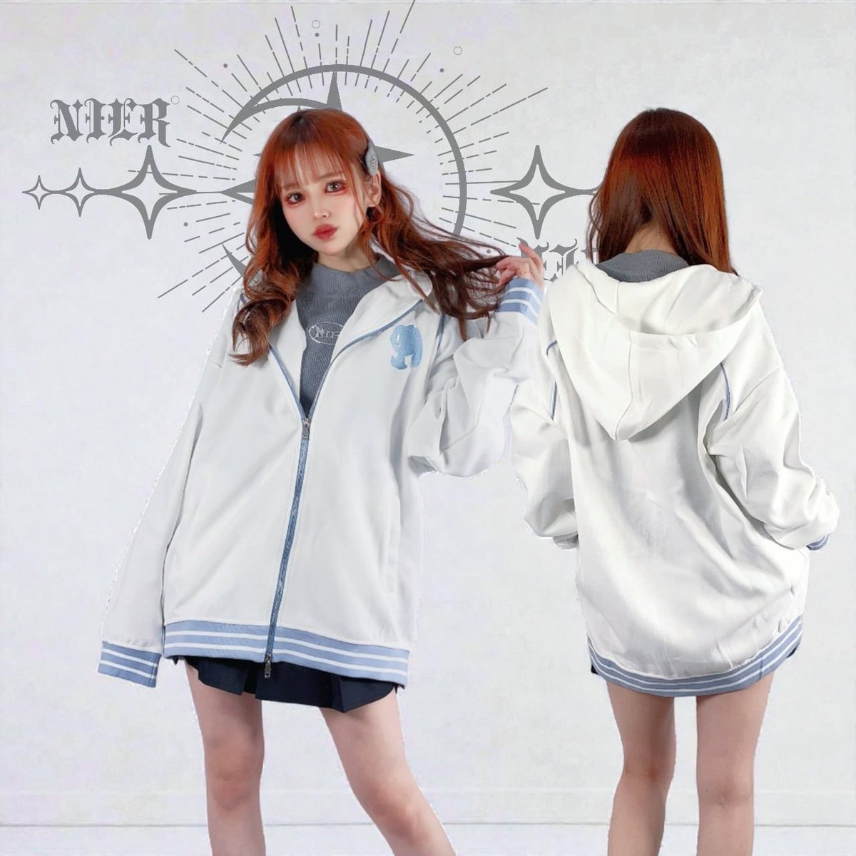 🚫新作商品案内🚫 【NIER PALE TONE DOUBLE ZIP OUTER】 ダブルジップ