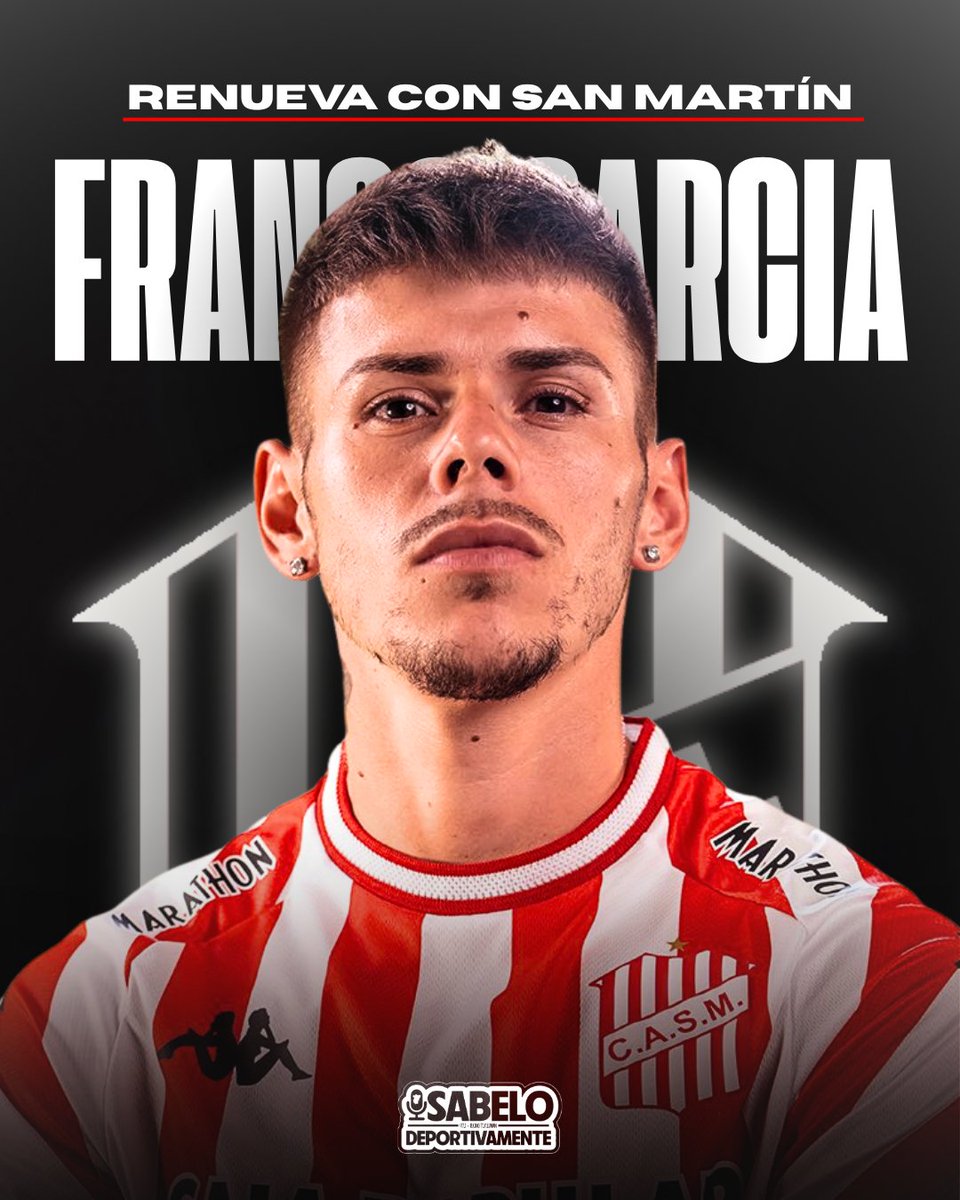 #Sanmartintuc  ¡EL WACHI SE QUEDA! 🚨‼️

🔴⚪️ Franco García seguirá siendo jugador de San Martín de no mediar incovenientes, el jugador logró rescindir su contrato con Cobresal y está todo muy encaminado para su continuidad. 

#Sabelodeportivamente