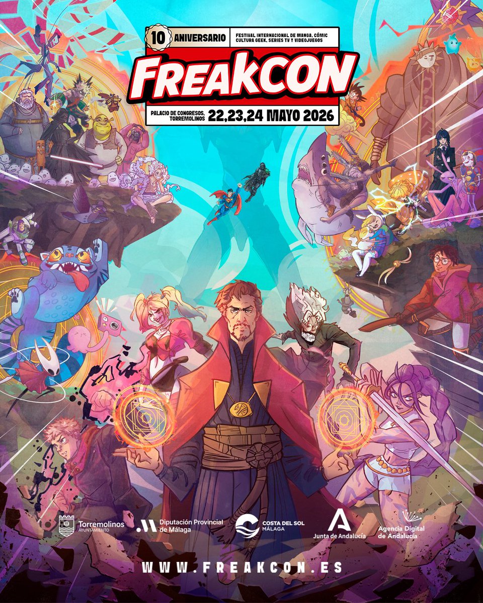 Freakcon_es's tweet photo. 🎉 SORTEO 🎉

Por el lanzamiento del cartel oficial regalamos 1 abono doble 

👉 Seguir + like + RT
👉 Menciona con quién irías
⏰ 1 semana

⚠️ Ganador solo desde esta cuenta https://t.co/ihDQ2P94B8