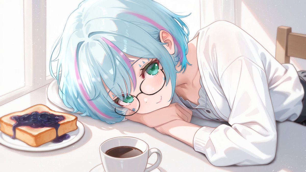 「曇音ルカ様のオリジナル曲『Simple』のイラストを担当させていただきました! 」|テルトンのイラスト