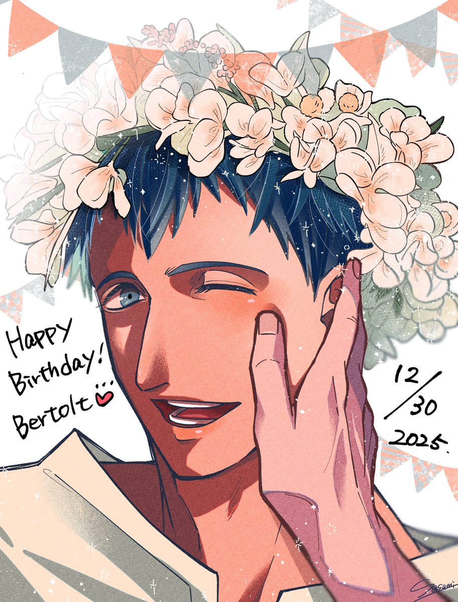 ベルトルト誕生日おめでとう🎉
#ベルトルト・フーバー生誕祭2025