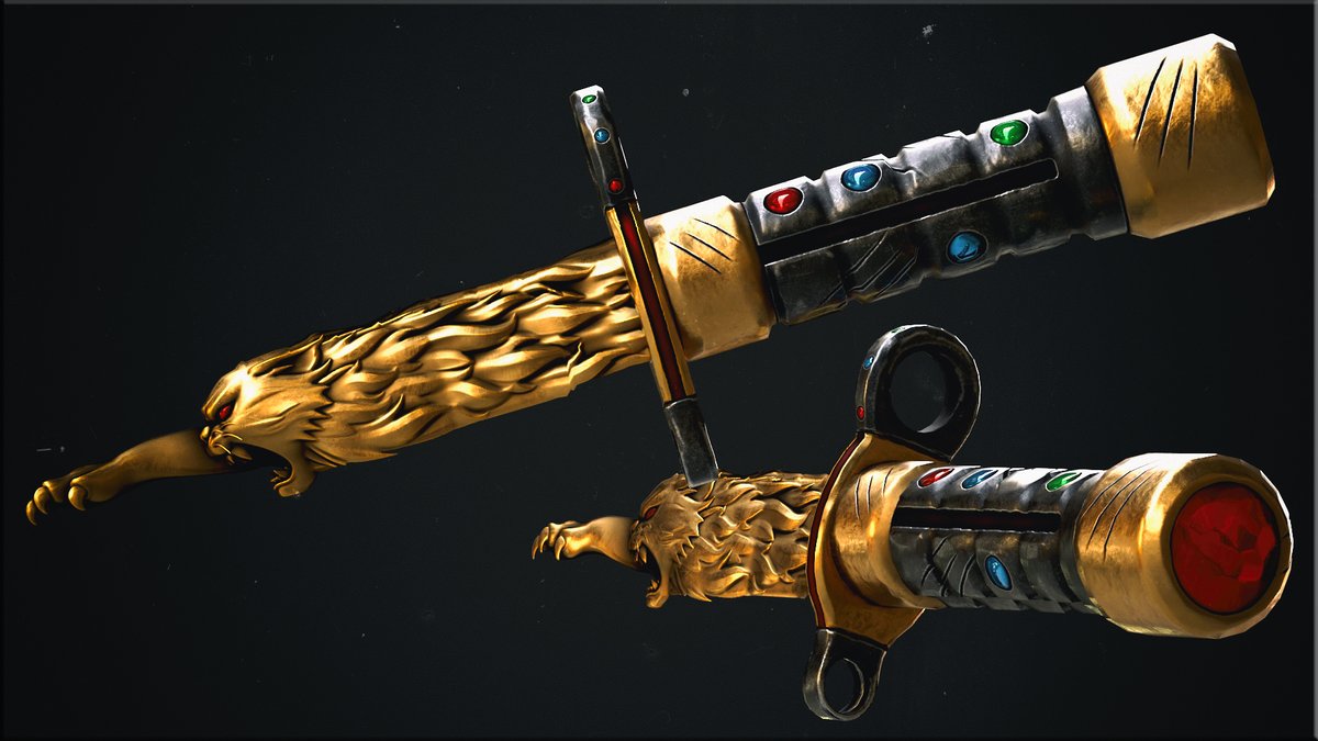 Golden Panther Combat Knife
steamcommunity.com/sharedfiles/fi…
<a href="/FcpnchStds/">facepunch</a>
<a href="/gerrmanman/">ThatGermanGuy</a>
<a href="/playrust/">Rust</a>
@hedgesnvideos

#Rustskins 
#Rust 
#Rustworkshop