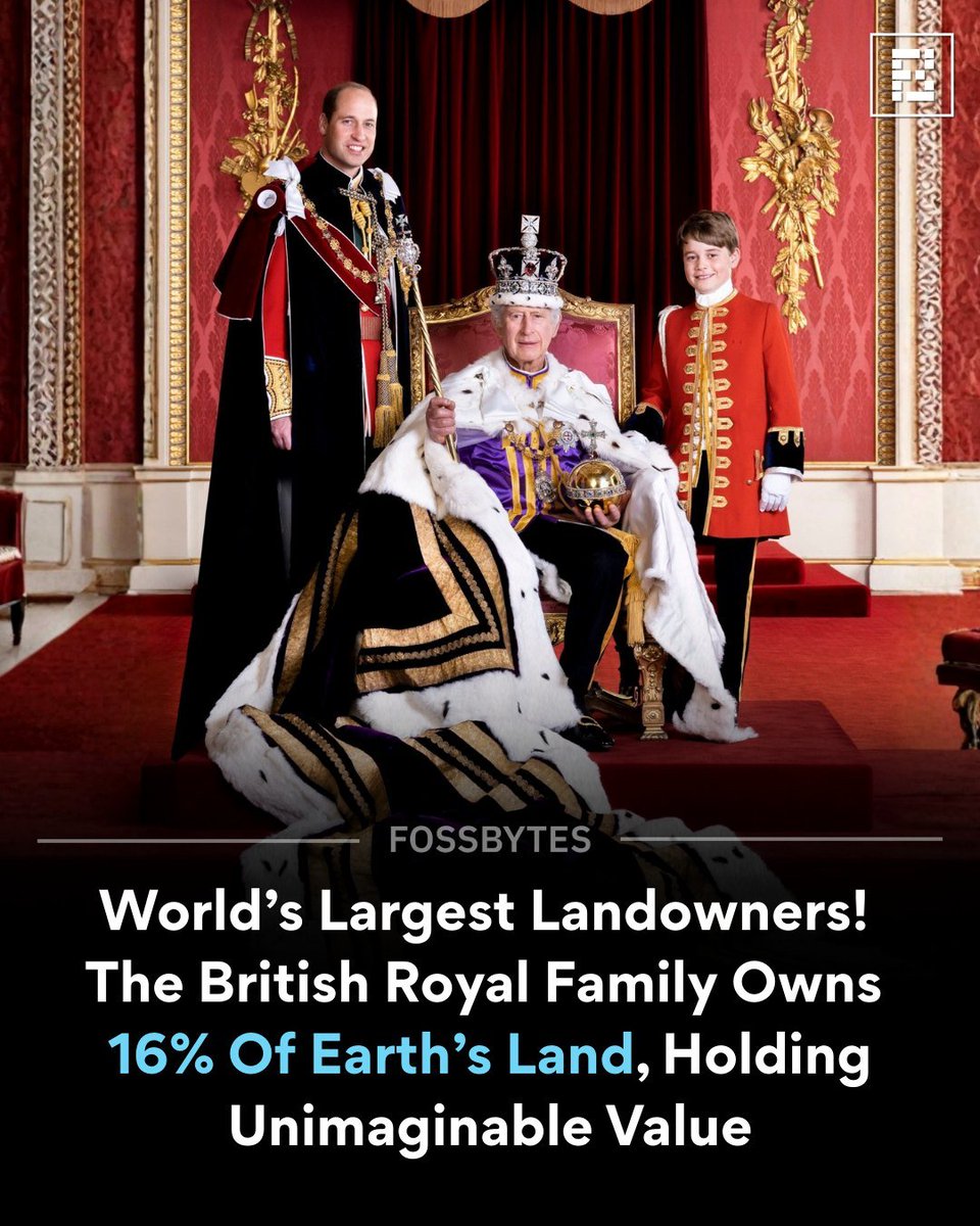 hol40900's tweet image. We are told 1.7m people waiting for a GP is a "resource issue," while the King's "nominal" 6.6bn acre empire includes actual UK land charging the NHS millions in rent. It's funny how "British heritage" always seems to involve the public paying a billionaire to use their own land.