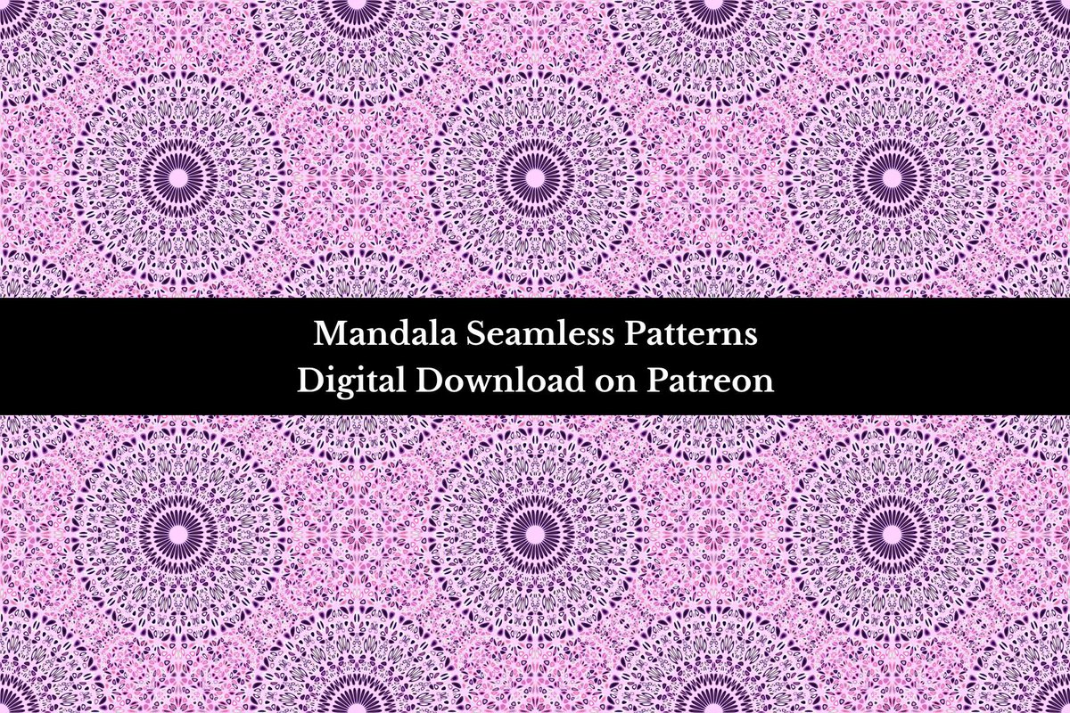 DavidZydd's tweet image. Seamless Mandala Patterns - available on Patreon: patreon.com/collection/188… #mandaladesign #patternbranding #printready #scrapbookpaper