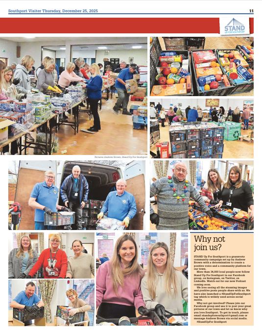 Brilliant effort by the Southport Lions along with volunteers from Southport College and elsewhere; sourcing, packing and delivering food hampers to 530 local hampers in time for Christmas: bit.ly/4jhVhah
#StandUpForSouthport #southport #community #Christmas