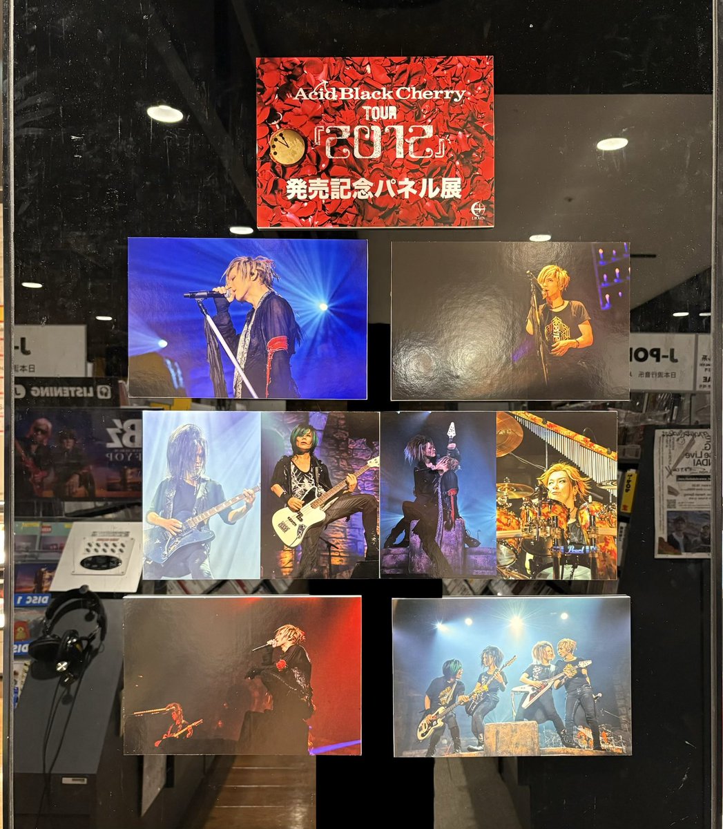 Acid Black Cherry 4ヶ月連続パネル展！！ (黒塗り部分には中の人が