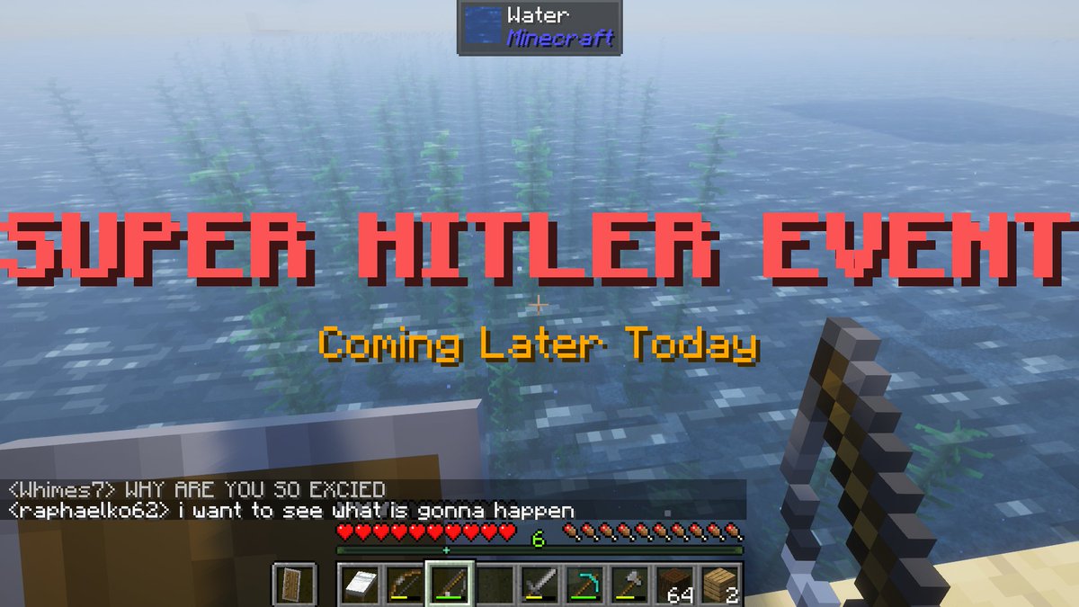 FiltrationSystm's tweet image. hate this fucking minecraft server man