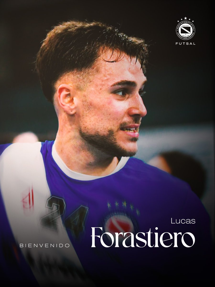 FutsalAAAJ's tweet image. #AAAJ 📝 ¡De vuelta en el barrio! 🐞

Comenzó el mercado de pases y Lucas Forastiero es el primer refuerzo de Argentinos. 🤩

👉 El arquero del Bicho tendrá una nueva etapa en el club, luego de un 2025 en Barracas y UA Ceutí de España.

¡A dejar este escudo en lo más alto! 🙌