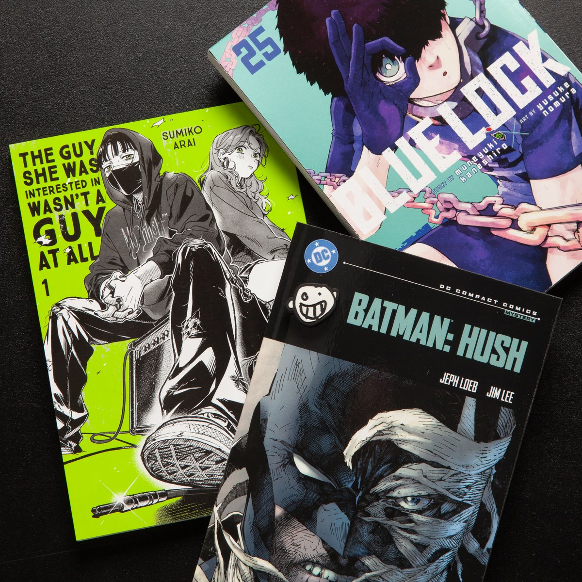 Buy 1 Get 1 50% off all Books, Manga, and Graphic Novels is going on now at Newbury Comics! Offer available in stores only through 1/11/26 📚
