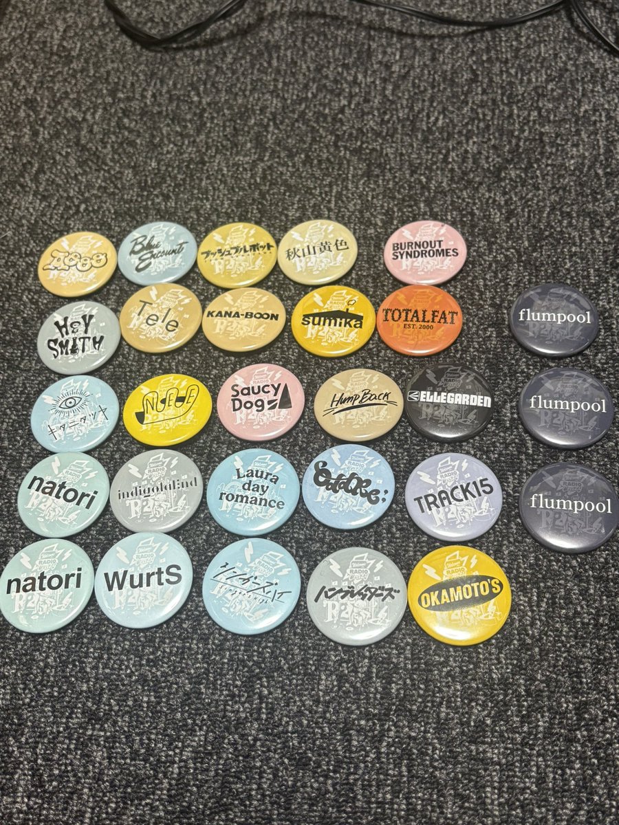 気付いたら2日間で、28回缶バッチのガチャ引いてた‼️(ガチャではない