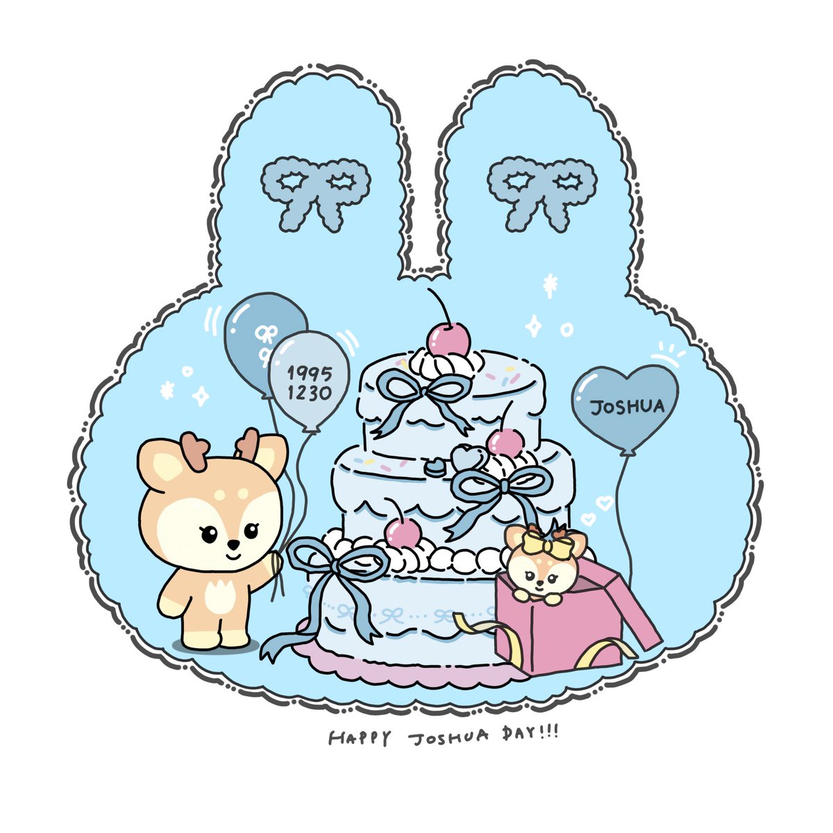 🐰🩵🎂🎉
#어제보다_더_따스한_슈아생일
#OurFortunateShuaDay
#조슈아 #JOSHUA