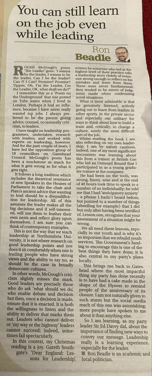 Prof Ron Beadle tweet media