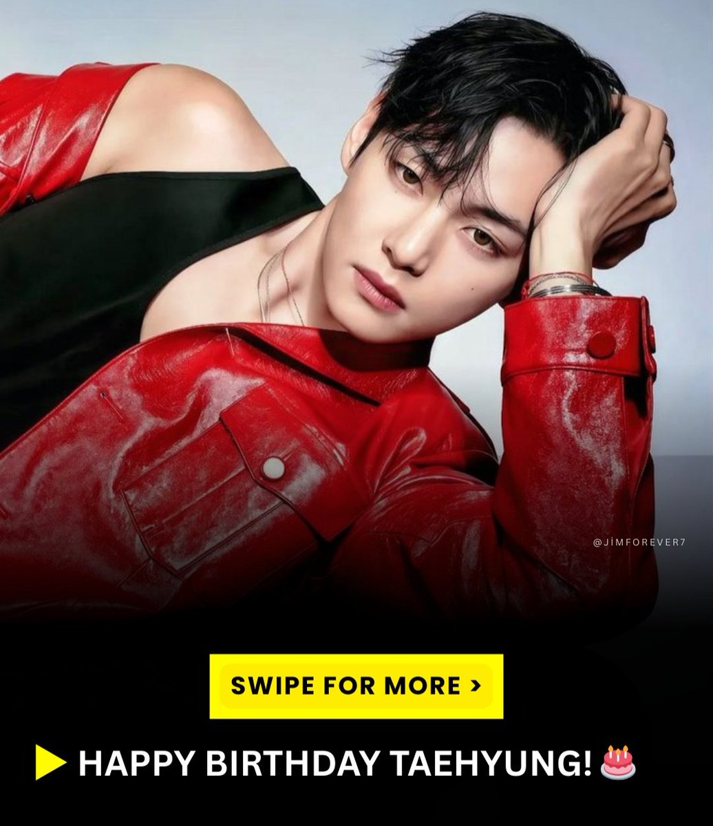 jimforever7's tweet photo. Happy birthday Taehyung 🎂 May your new year be filled with health, happiness, and lots of love! 🥺🪄
Happy birthday, we're so glad you exist. We're so glad you're our and Jimin's TeTe. We love youuuu. 💜
#HAPPYVDAY
#HappyBirthdayTaehyung
#vminday https://t.co/wz7CRbVNbp