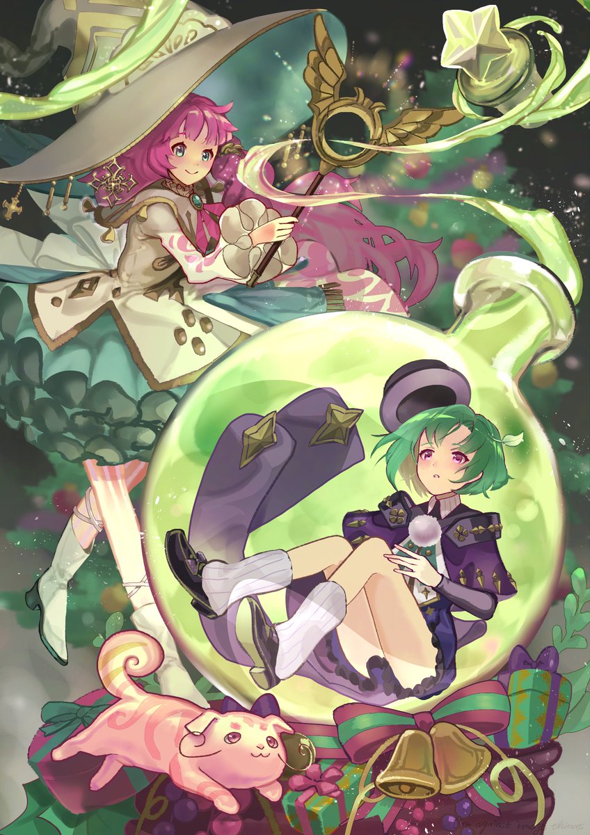 #今月描いた絵を晒そう 

12月分！今回は4枚〜