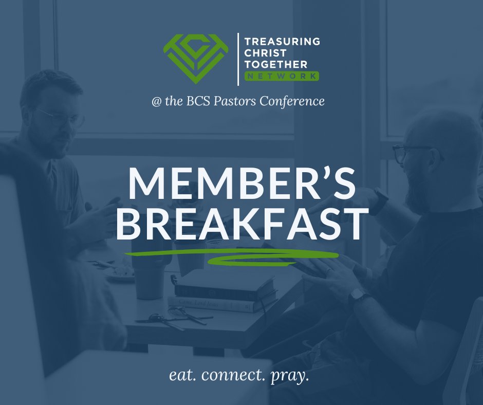 Are you attending the BCS Pastor's Conference, or do you live in the area? Make plans to join TCT for Breakfast! **Registration is not required.** 
 
Date: Tuesday, February 3, 2026
Time: 7:00 AM
Location: Hampton Inn, Downtown St. Paul