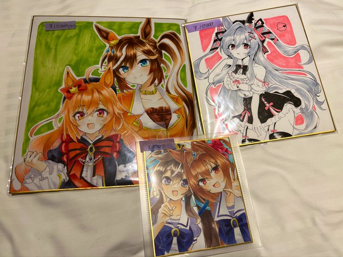 直筆色紙は3枚になりましたっ
よろしくお願いします🙇‍♀️ 