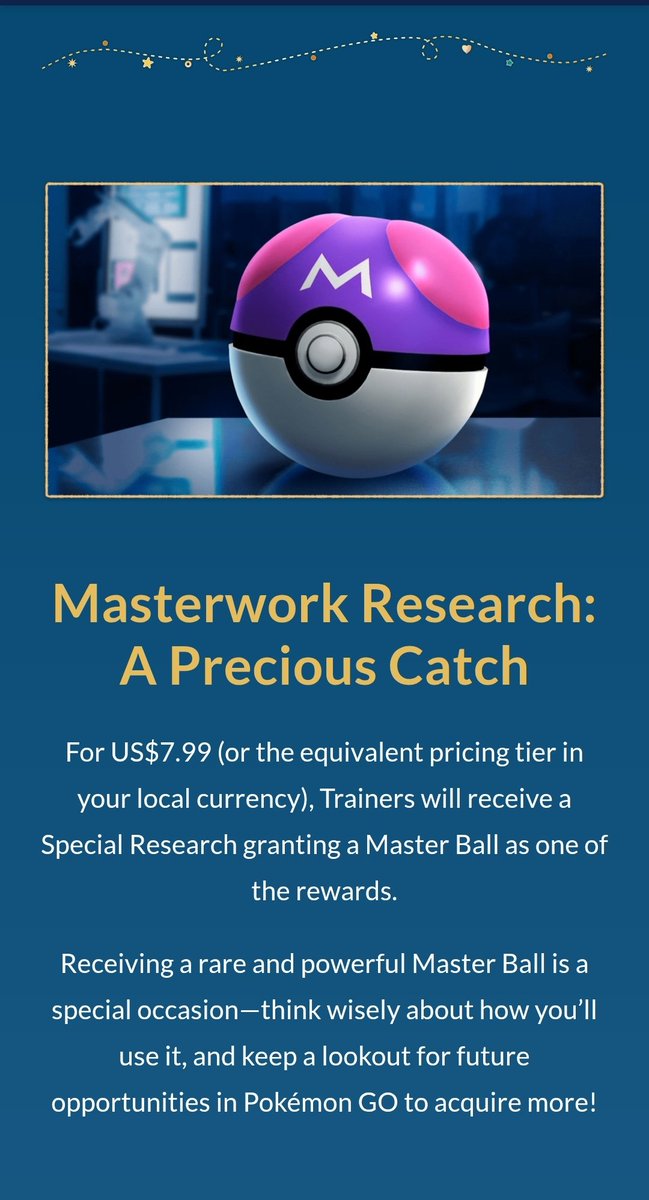 leecheeyung's tweet image. ⚠️ 3 day left... to get TICKET — Masterwork Research: A Precious Catch (RM15.50 🇲🇾) at Shop!

LIMITED-TIME ONLY at Pokémon GO Web Store.
(Same price &amp;amp; get more extra items)

** Screenshot: 11:32pm, Mon, 29 Dec 2025 (🇲🇾 GMT+8)

#PokemonGO
#MasterworkResearch
#MasterBall

=====
