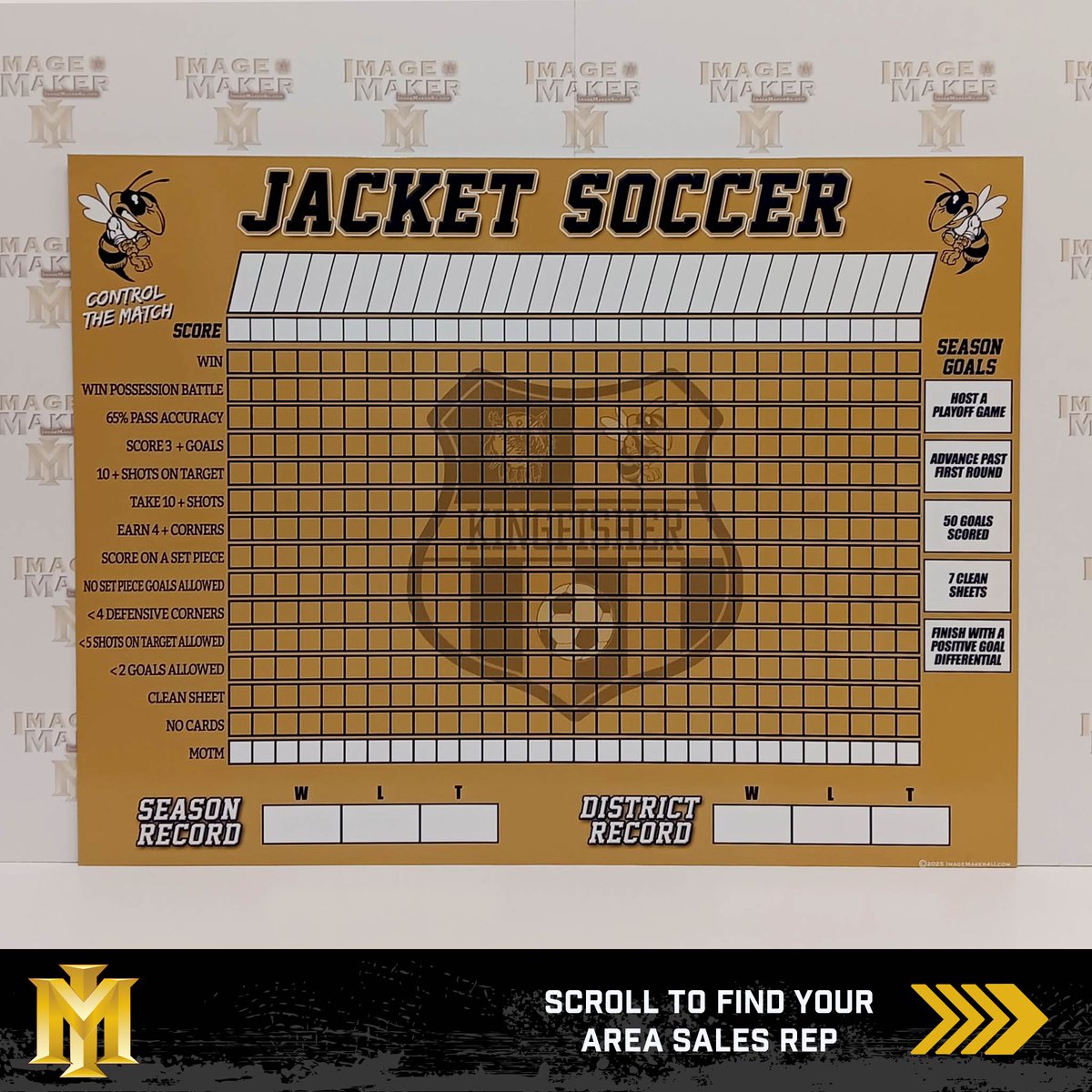 imagemakers4u's tweet image. Success doesn’t happen by accident. It’s planned, tracked, and celebrated.
Kingfisher High School’s new soccer goal board is ready to inspire the next generation of players.
Thanks Coach Waltman for the order!
#imagemaker4u #graphicdesign #customboards #kingfisherhighschool