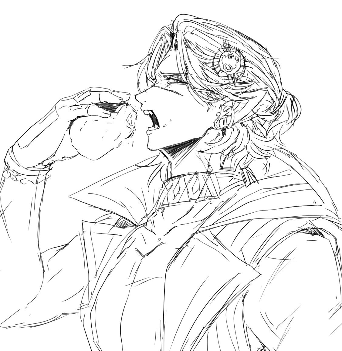 k_lilac316's tweet image. タイラントさんは食べました（rkgk