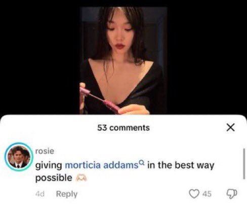 right right you don’t know why even though you live in her comment section