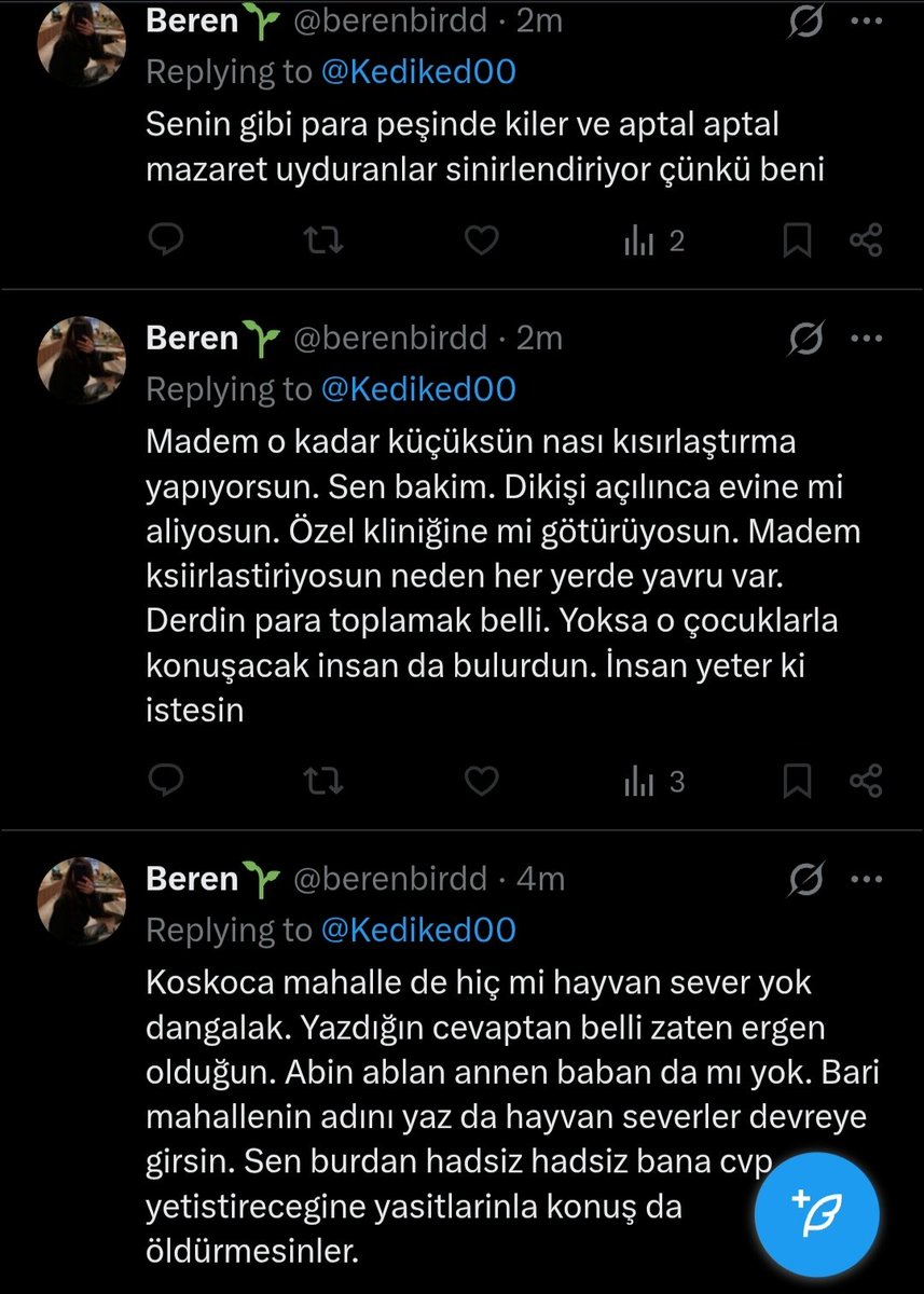 1-Kısırlaştırmayı ben yapamadığım için bu hesabı açtım gönüllüler yapıyor ellerinden geldiğince fakat çoğu bu bölgeye gelemiyor şu anda ayarlamaya calışıyoruz zaman ve arabayı 
2-Mavi tikim yok şu ana kadar da para istemedim hiçbir tweette ,reşit değilim ibanim bile yok dangalak