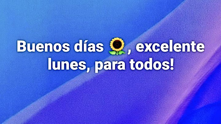 #BuenosDías que sea un gran lunes para todas!