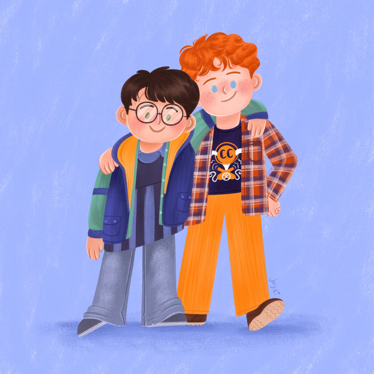 Harry Potter &amp; Ron Weasley ❤️💛

#HarryPotter #RonWeasley #Ronarry #Harron #Rarry #RoonilWazlib