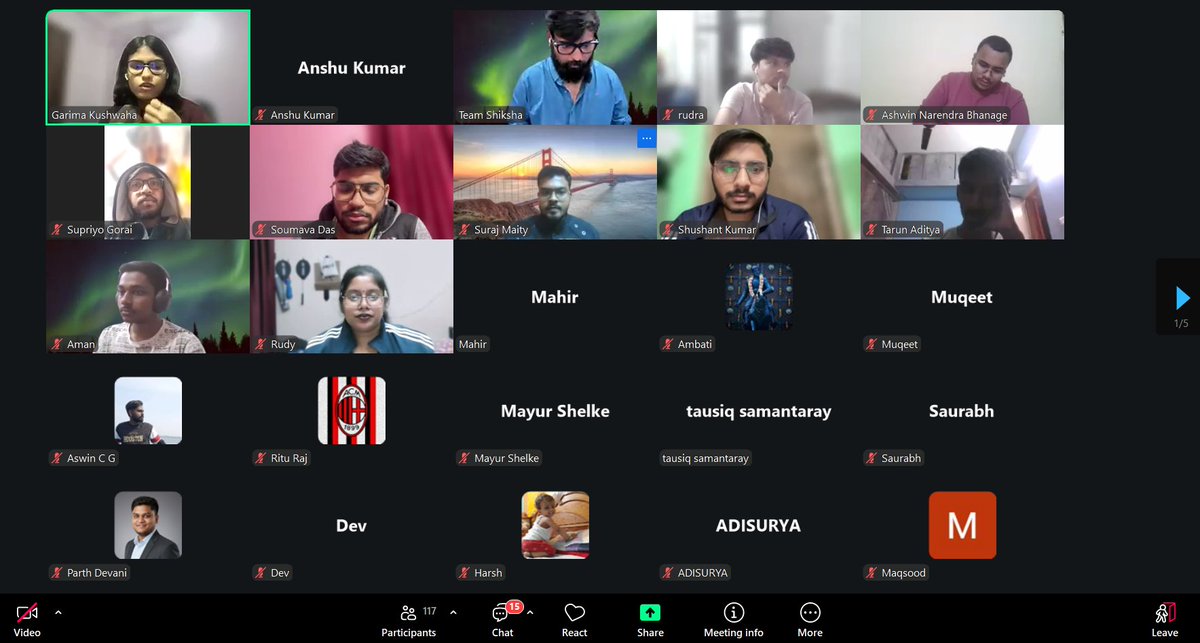 anshuscript's tweet photo. Just joined this amazing DSA session organized  by @TeamShiksha . #WinterCoding https://t.co/fbuT7yzkbR