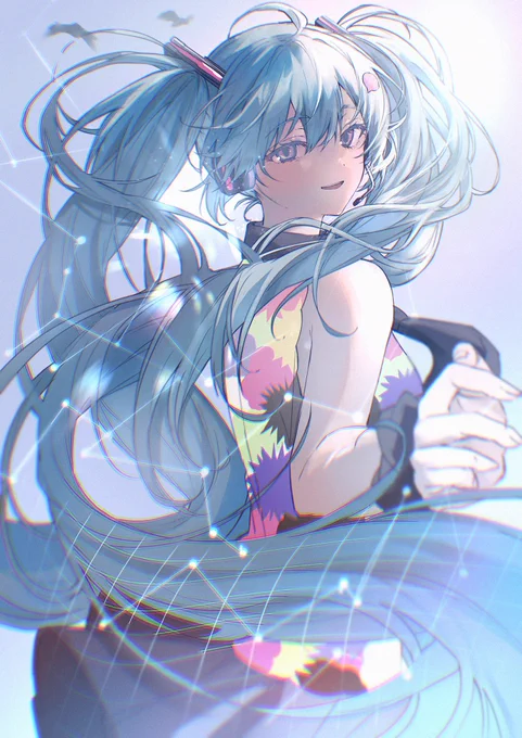#2025年自分が選ぶ今年の4枚 初音ミクの一年でした¶(⁄•̑˅̮•̑∖)⁋