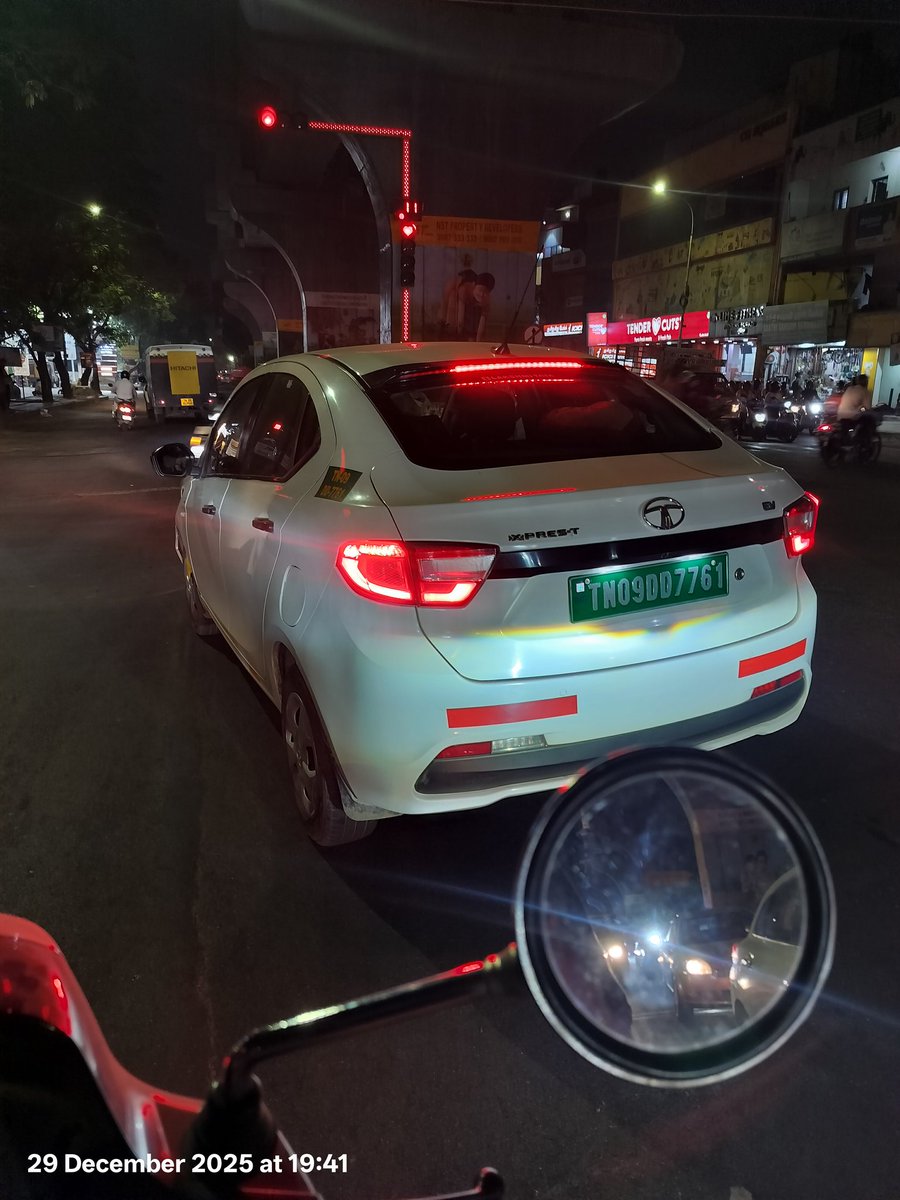 Hi <a href="/ChennaiTraffic/">Greater Chennai Traffic Police</a> 

Signal jumping and rash driving in inner ring road. Clicked at the signal located near DRA apartment/ Pillayar Kovil / Adambakkam Cooperative society Indion Oil Petrol punk towards Velachery. 

29 Dec 25, 19.41 pm