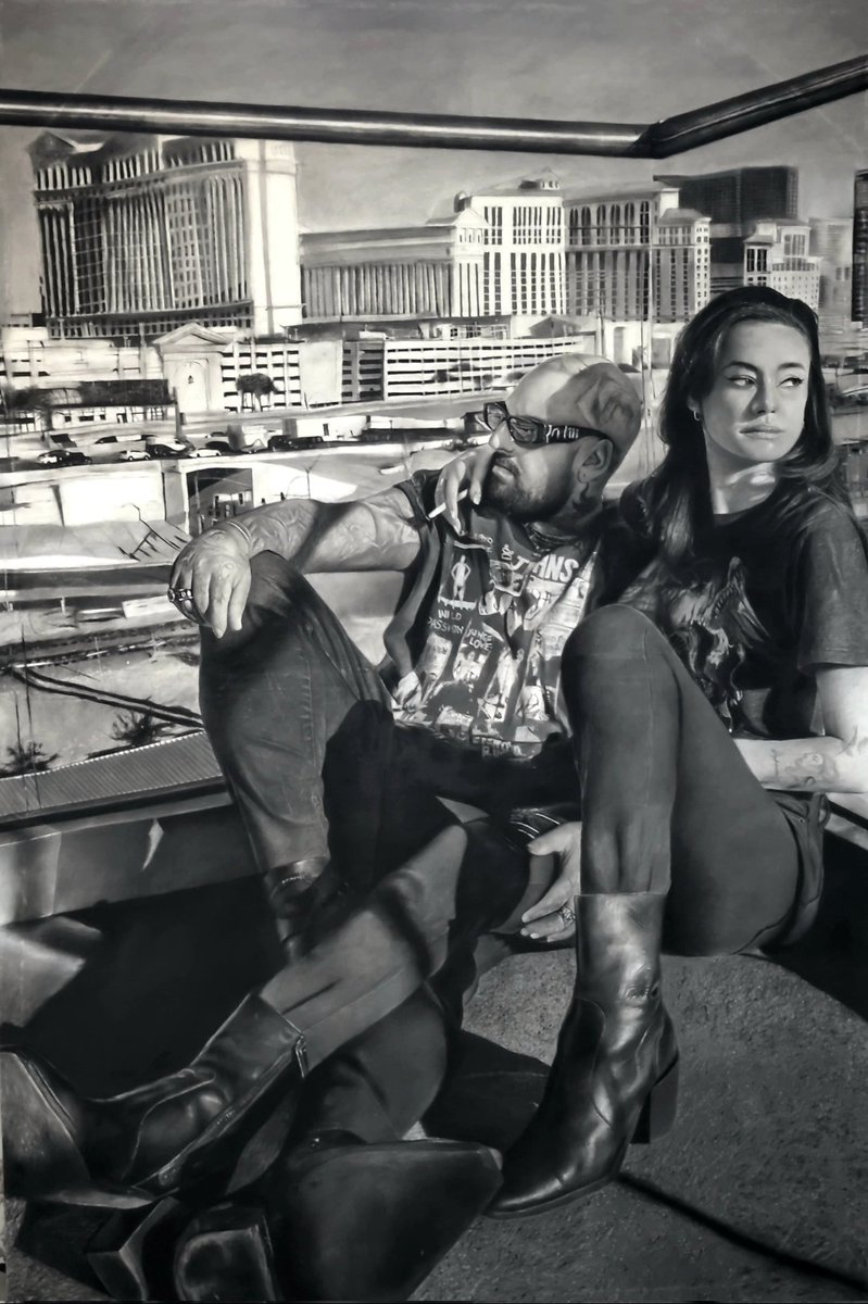 Stanley_wings1's tweet image. Not to BRAG or anything but I made this with a PENCIL 😅