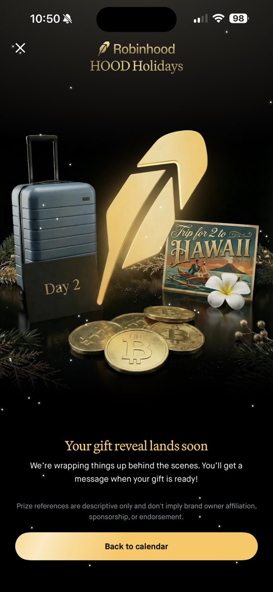 Ironirish_'s tweet photo. @RobinhoodApp Still waiting on my trip to Hawaii 👀 https://t.co/NW06IdcSWj