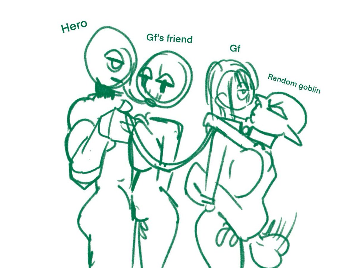 Last night I dreamed of drawing this. I would, but I don't know which characters to use