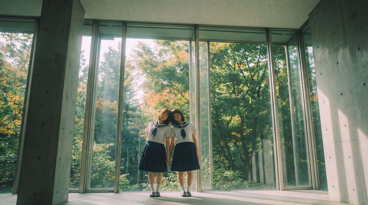 Consistent duo schoolgirls