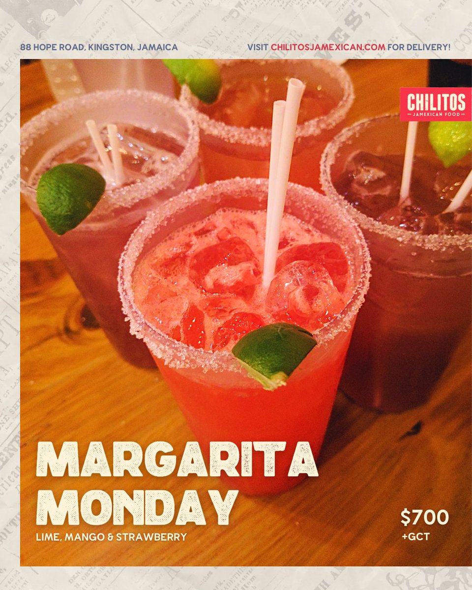 Get ready for the new year with one last #MargaritaMonday of 2025! 💥 Right here at #ChilitosJaMexican